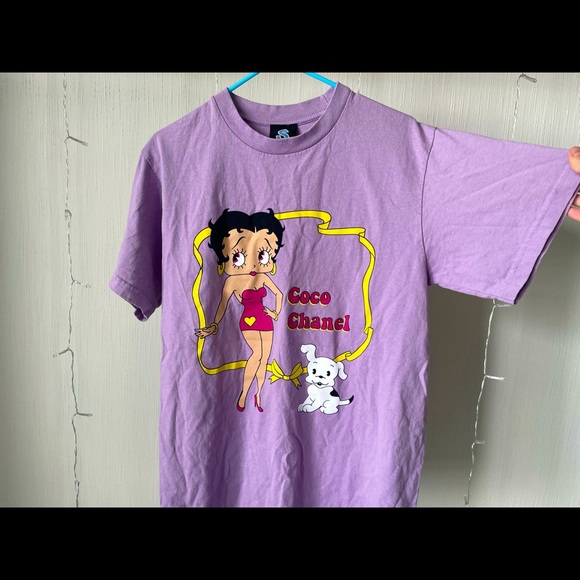 Tops - Betty Purple Graphic Tee